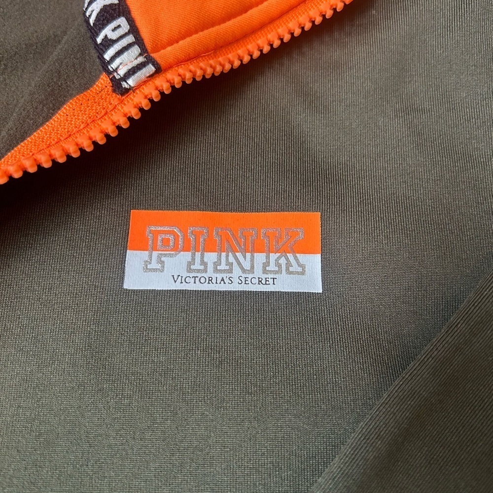 PINK by VS Ultimate Quarter Zip Athletic Pull-Over With Reflective Stripe - Picture 5 of 13